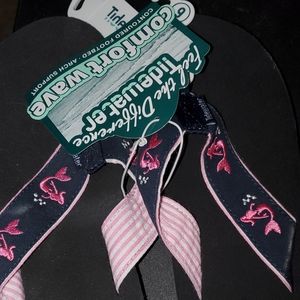 Tidewater comport wave Flip Flops